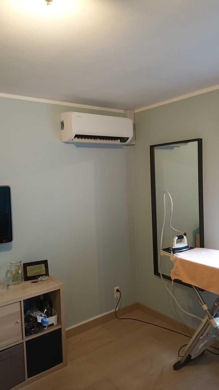 Realisatie Samsung multisplit warmtepomp met 3 binnenunits wind free Comfort te Merelbeke