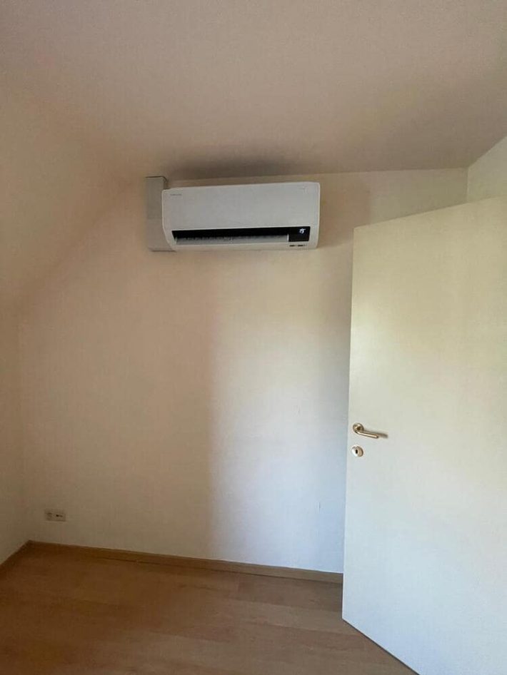 Realisatie Samsung multisplit aircowarmtepomp met 3 binnenunits Wind-Free Comfort Denderleeuw